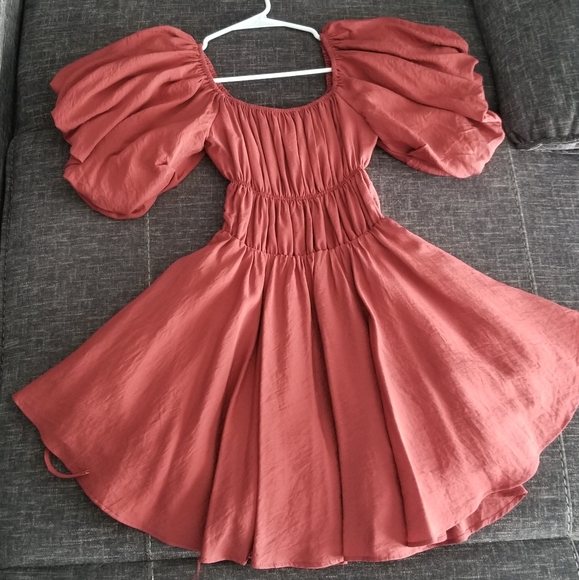 Altar'd state bubble puff sleeve dress - Picture 1 of 6